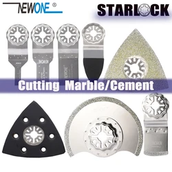 Newone Starlock-Lâminas de serra elétrica em aço inoxidável, ferramentas oscilantes, multiferramentas, renovador, aparador, diamante, ajuste, 1pc