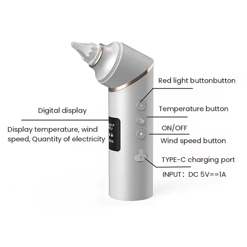 Ear Dryer Electronic Ear Warmer For Drying Ear Canal To Prevent Bacterial Growth And Inflammation B-AT30