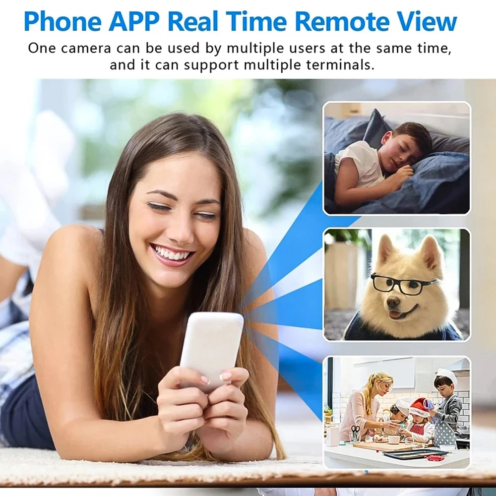 كاميرا IP 1080P HD DIY 120 °   زاوية واسعة واي فاي أصغر مسجلات فيديو كشف الحركة المنزل مراقبة الطفل كاميرا مراقبة الفيديو