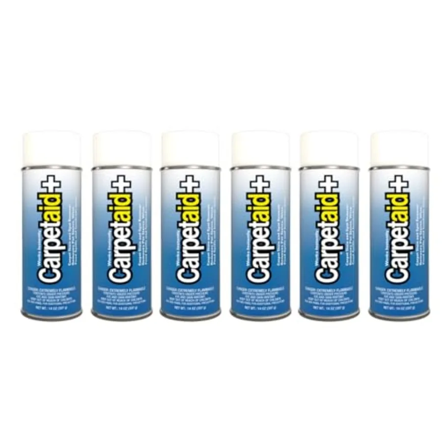 

Carpet Aid Spot and Stain Remover, pH Balanced Cleaner for Carpets, Rugs, and Upholstery Removes Oil, Grease, Ink, Coffee, Pet