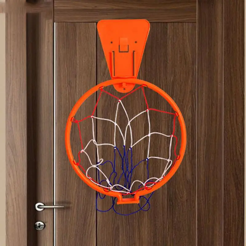 농구 후프 바구니 실내 농구 림 프레임, 펀칭 없음, 벽 장착, 조정 가능한 고밀도 섬유판