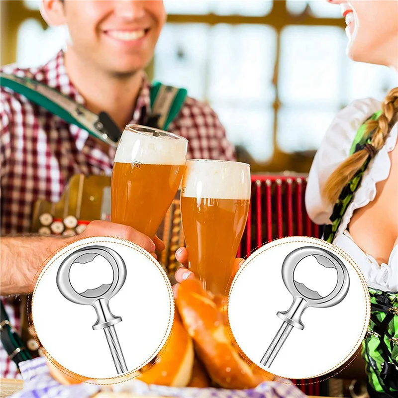 

ABWR-40 Pieces Bottle Opener Kit Metal Bottle Opener DIY Craft Beer Bottle Opener Blank Bottle Opener