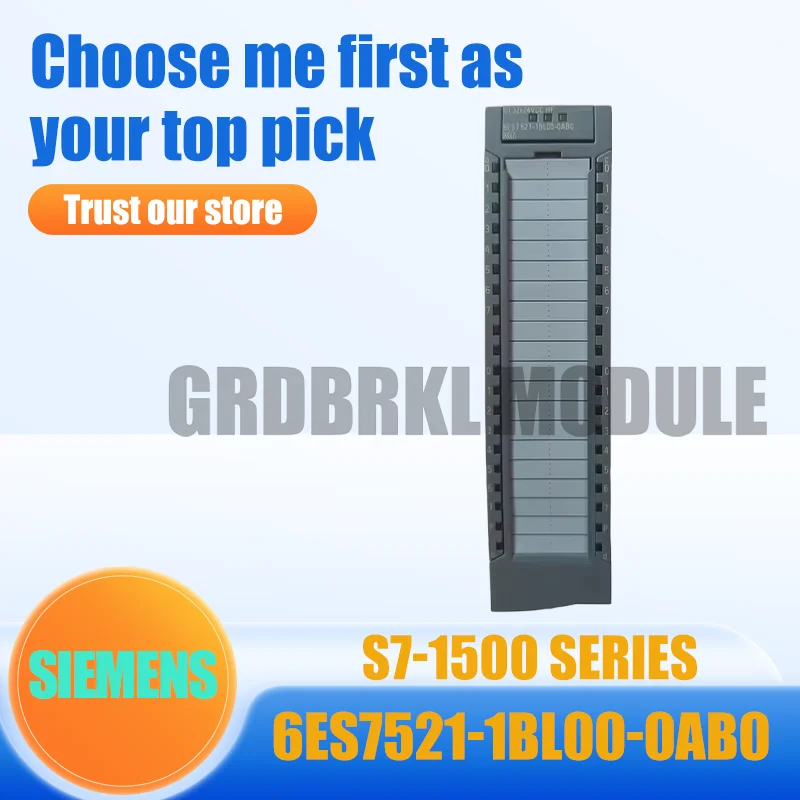 

Новый оригинальный цифровой модуль ввода SIEMENS 6ES7521-1BL00-0AB0 S7-1500 SM521