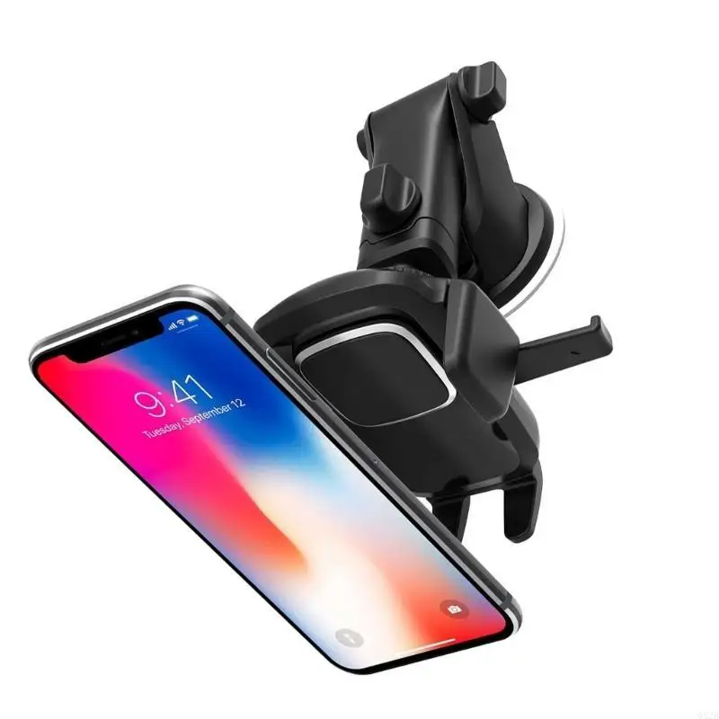 범용 전화 마운트 홀더 스탠드 개폐식 홀더 흡입 컵 자동 요람