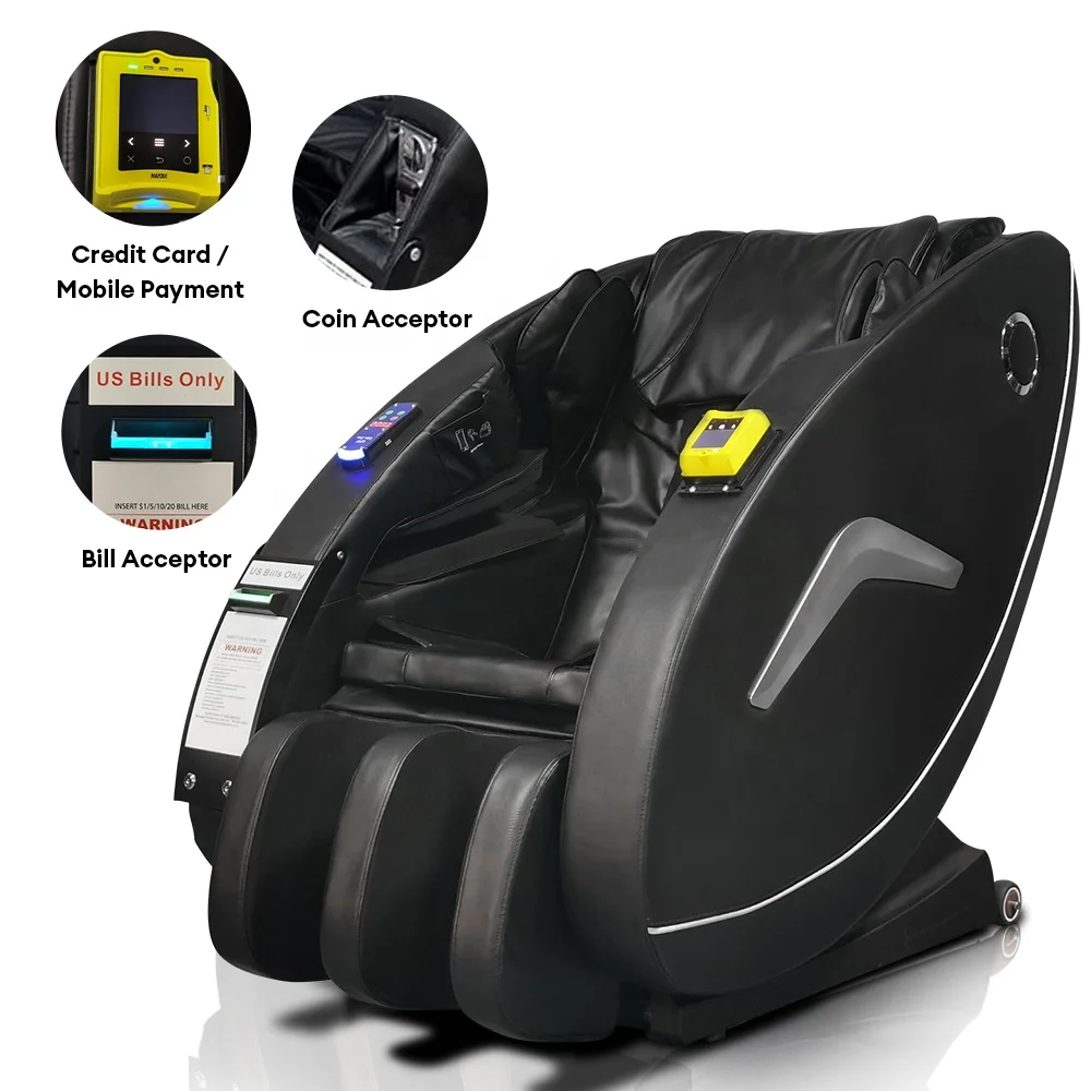 Massage ChairCredit Card Machine Bill Acceptor Paper Coin Operated Commercial Philippine Vending Full Body Massage Chair With Pa