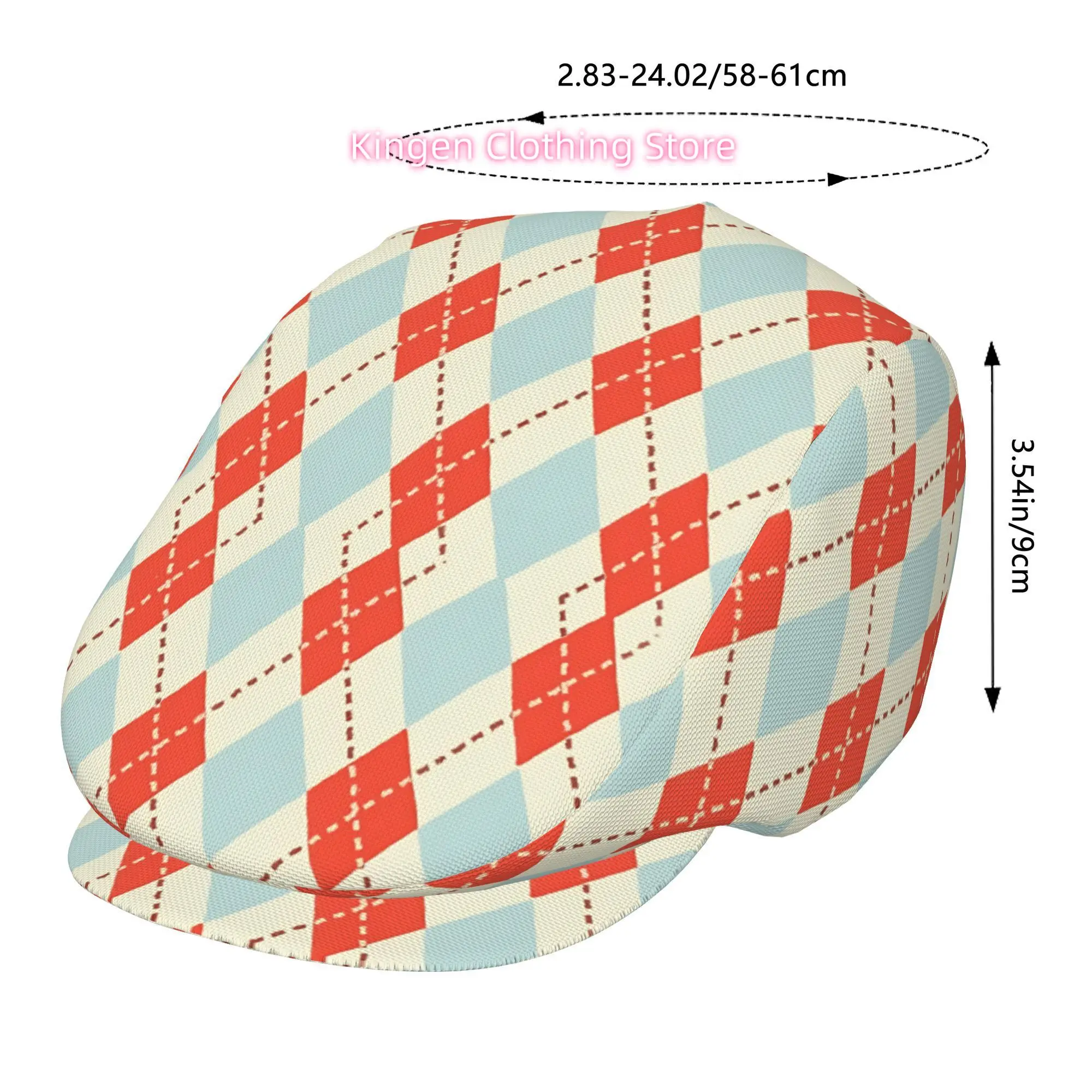 Vintage Cat Yarn Ball Men and Women Adjustable Flat Cap Newsboy Beret Ivy Cap Irish Cabbie Fishing Hats Forward Caps