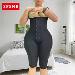 Ameliyat sonrası liposuction Faja diz yüksek kompresyon kuşak günlük veya doğum sonrası kullanım için zayıflama kılıfı düz göbek