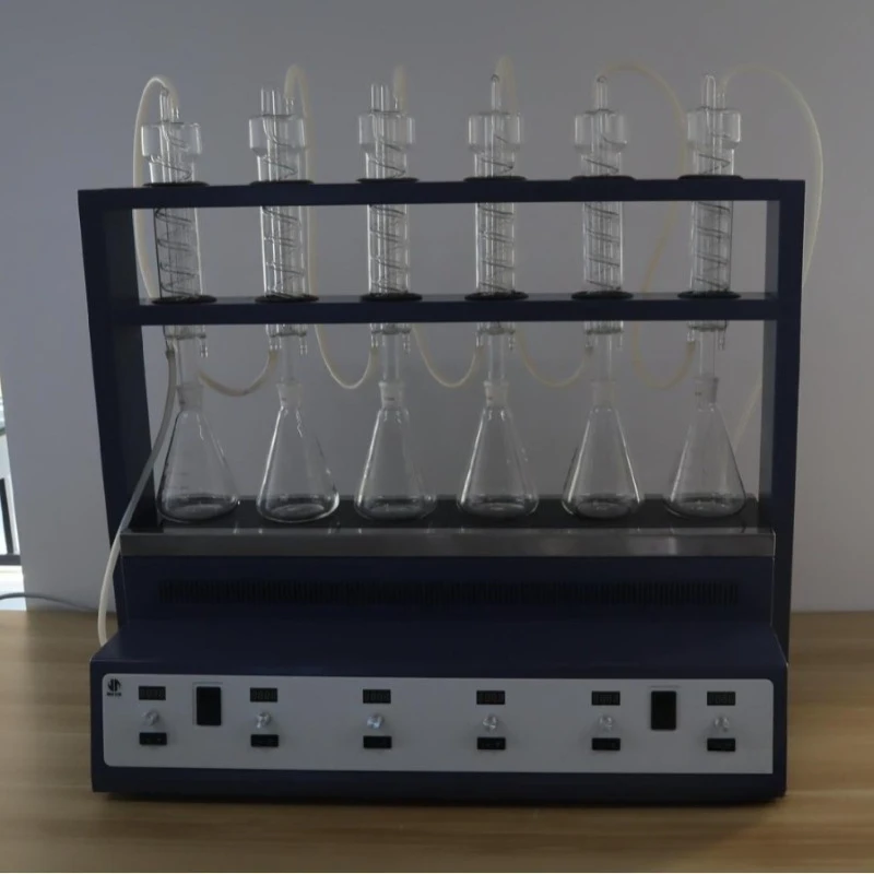 

Automatic intelligent integrated ammonia nitrogen volatile phenol cyanide distillation device, semi-automatic distiller