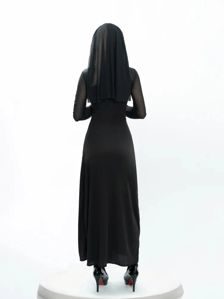 Disfraz de monja de Anime para mujer, ropa de actuación de juego de rol, vestido elegante de actuación Sexy para mujer, disfraz de hermana 2025