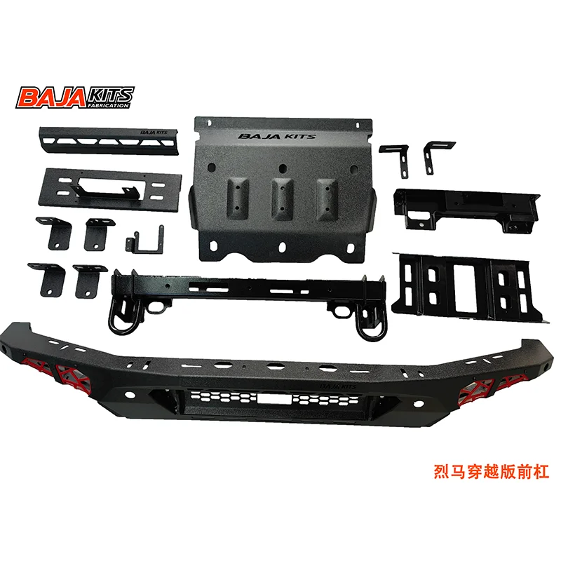 

HOT SELLING MANUFACTURING WHOLESALE STEEL FRONT BUMPER for Ford Bronco Front Bumper Steel Car Bumper