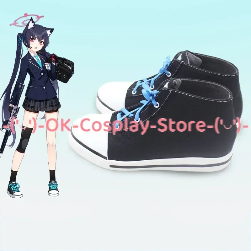 [حسب الطلب] لعبة الأزرق الأرشيف كورومي سيريكا تأثيري أحذية أنيمي لعب الأدوار الدعامة هالوين كرنفال حفلة بولي Leather الأحذية الجلدية
