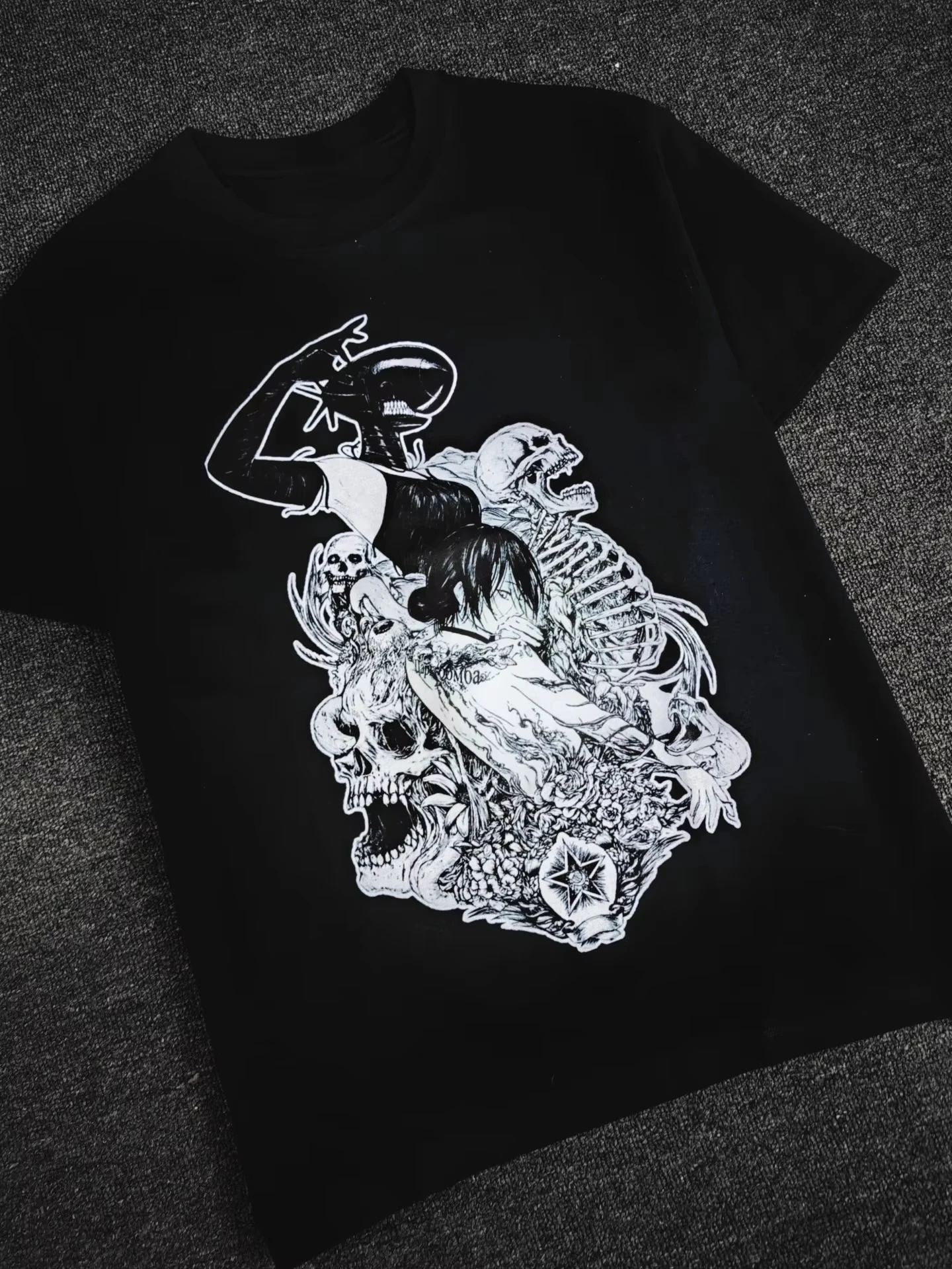 

2025 New Summer Casual Short Sleeve T-Shir Print Cotton Regular Fit Round Neck Breathable Loose Unisex Tee Men Women Clothing