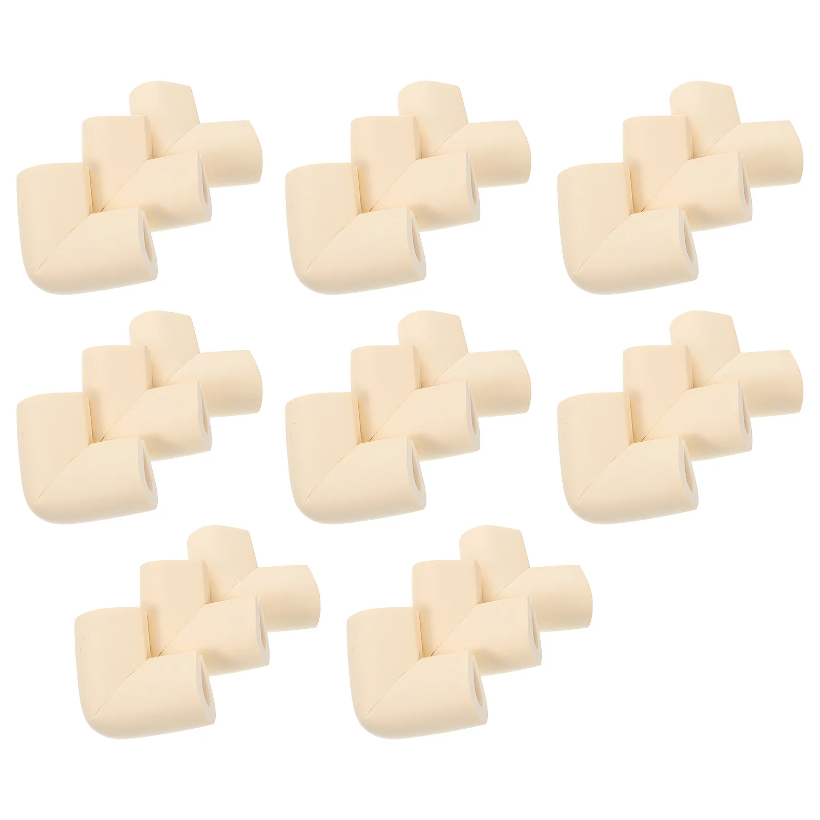 24pcs Foam Corner Protectors for Photo Frame Packaging Edge Guard White Thickened Design Fragile Artwork Shipping Storage