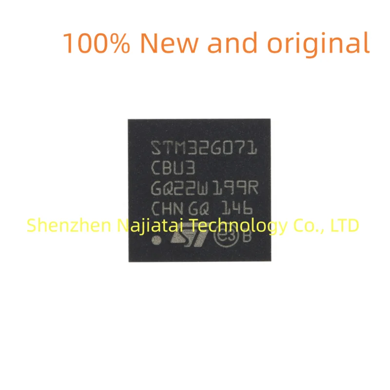

10 шт./лот, 100% новый оригинальный чип STM32G071CBU3 STM32G071 QFN48