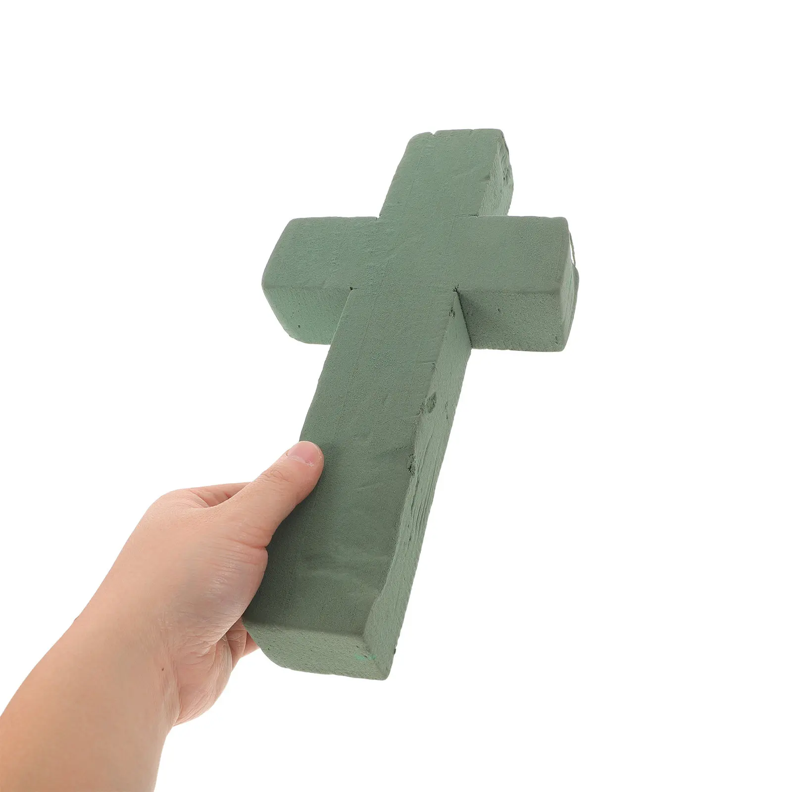 

3Pcs Cross Floral Foam Base Cemetery Insert Flower Arrangement Supplies Church Altar Funeral Spray High Density Florist Supply