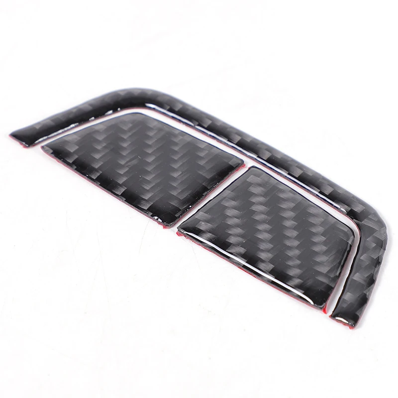 For BMW 6 Series M6 E63 E64 2004-2010 Soft Carbon Fiber Car Central Storage Box Switch Panel Cover Trim Sticker Car Accessories