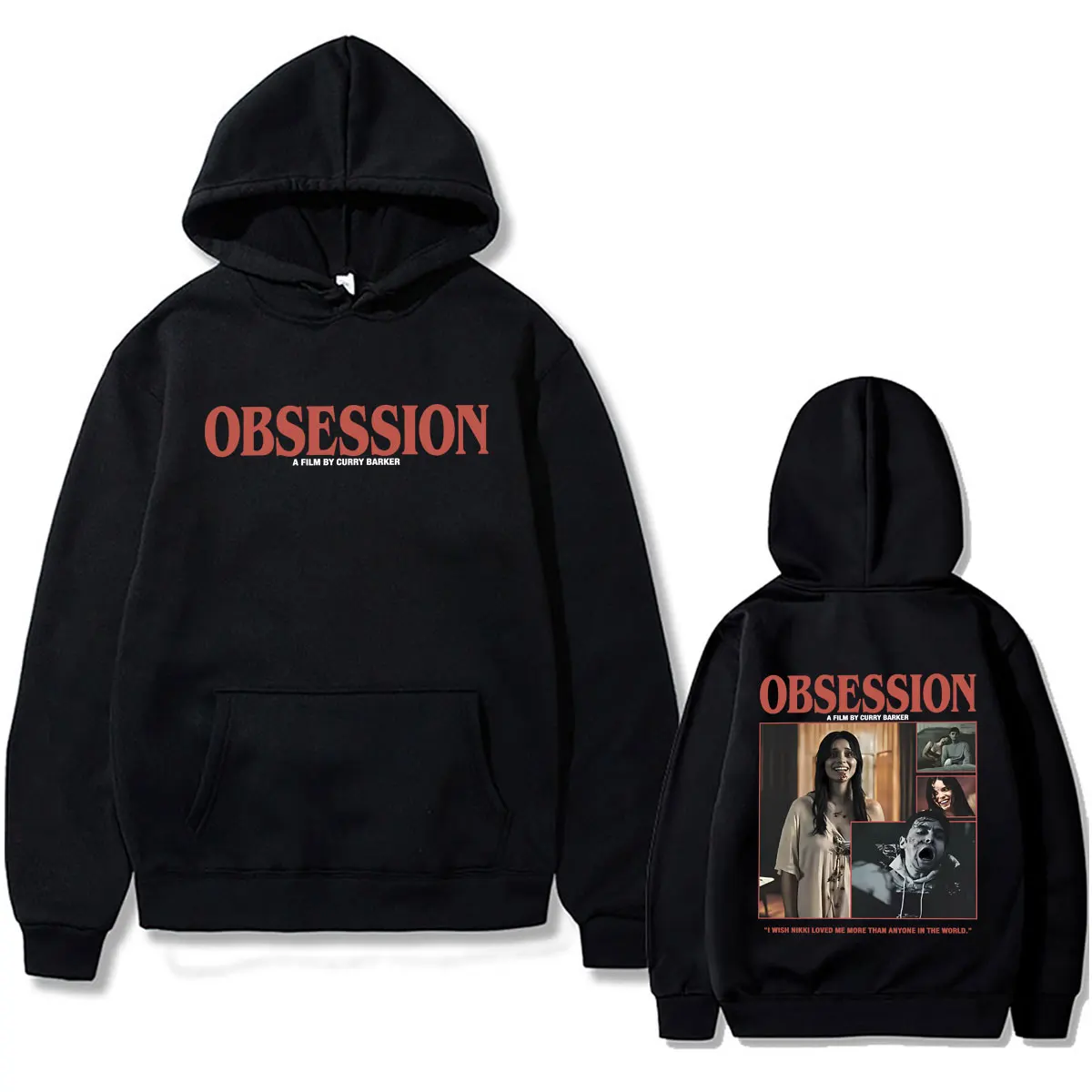 Movie Obsession One Wish Willow I Wish Nikki Loved Me More Than Anyone in The World Hoodie pour hommes et femmes, sweat-shirt décontracté à la mode