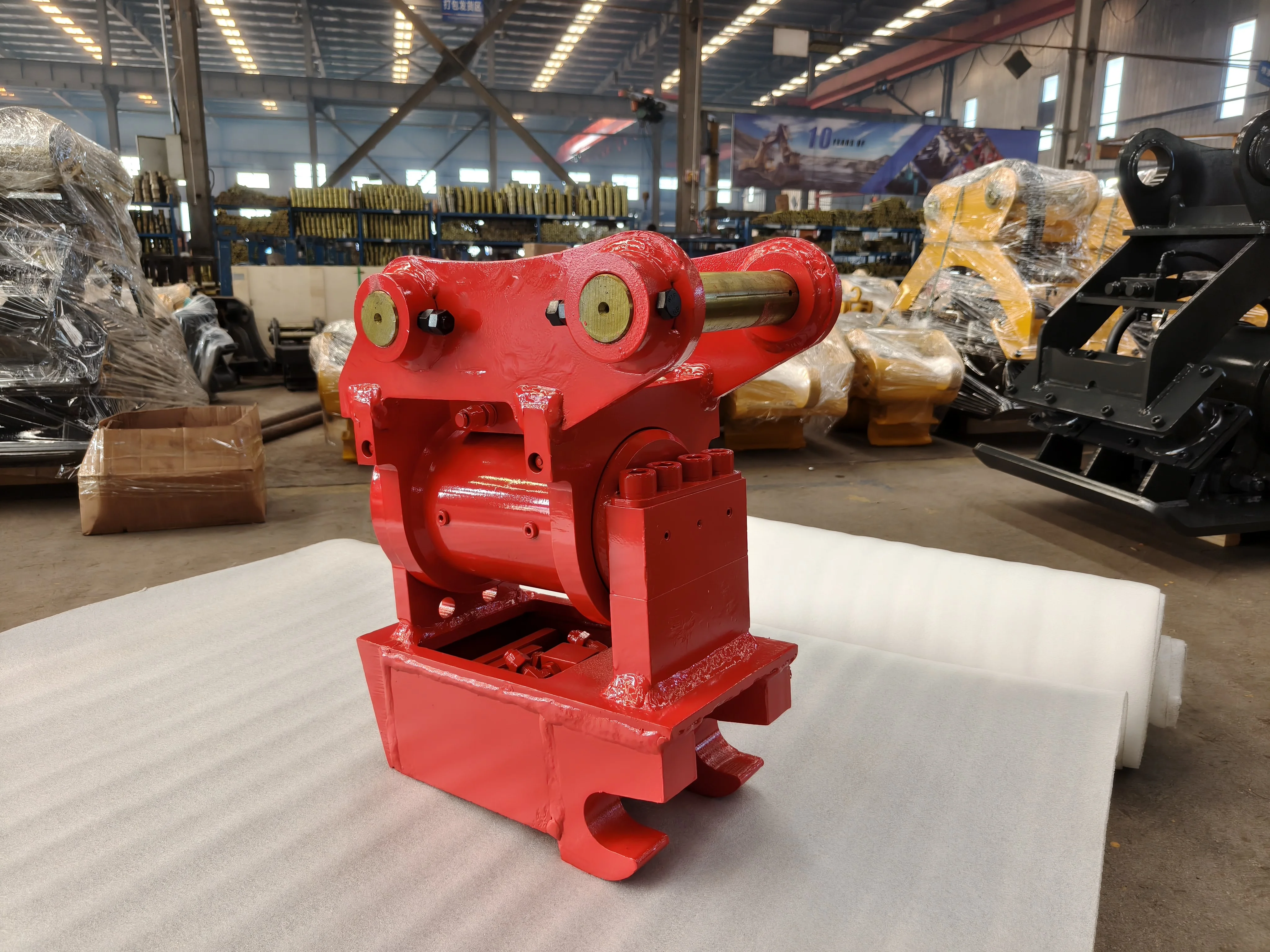 Hydraulic Double Lock MS01 MS03 Hydraulic Tilt Quick Coupler Hitch for 1-3T Mini Excavator