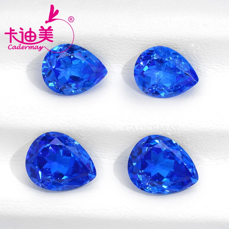 

Pear Cushion Cut Blue Cobalt Spinel With Inclusions Loose Stone Gemstone For Wedding Fine Jewelry Making