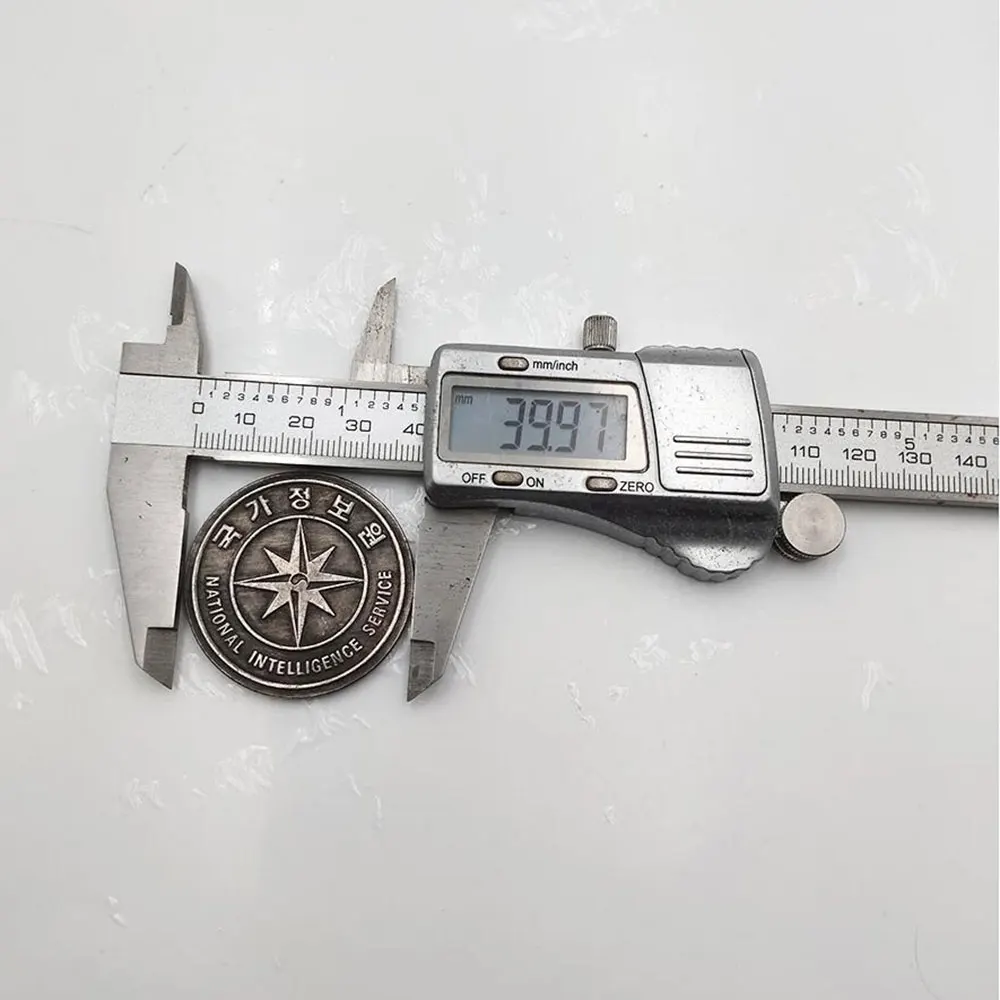 عملة كورية غير عملة تذكارية عملة تذكارية سطح المكتب الحلي هدية تزيين المنزل