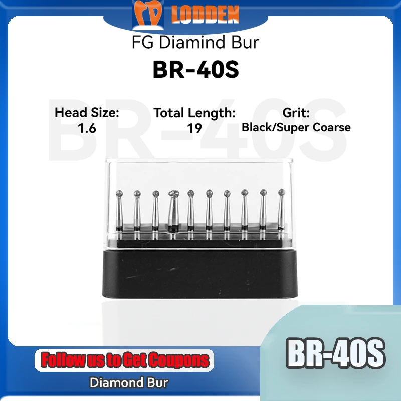 

Алмазные сверла для стоматологической лаборатории, 1,6 мм, 10 шт./коробка