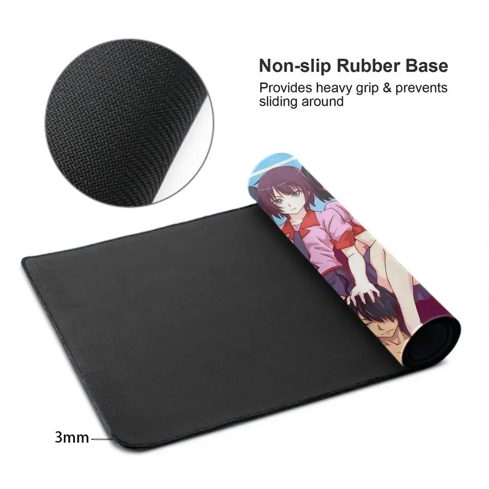 Ononoki Yotsugi FCNB Monogatari Mouse Pad Keyboard Mousepad large 600X300 mm Desk Mat PC Game High definition printing Table pad