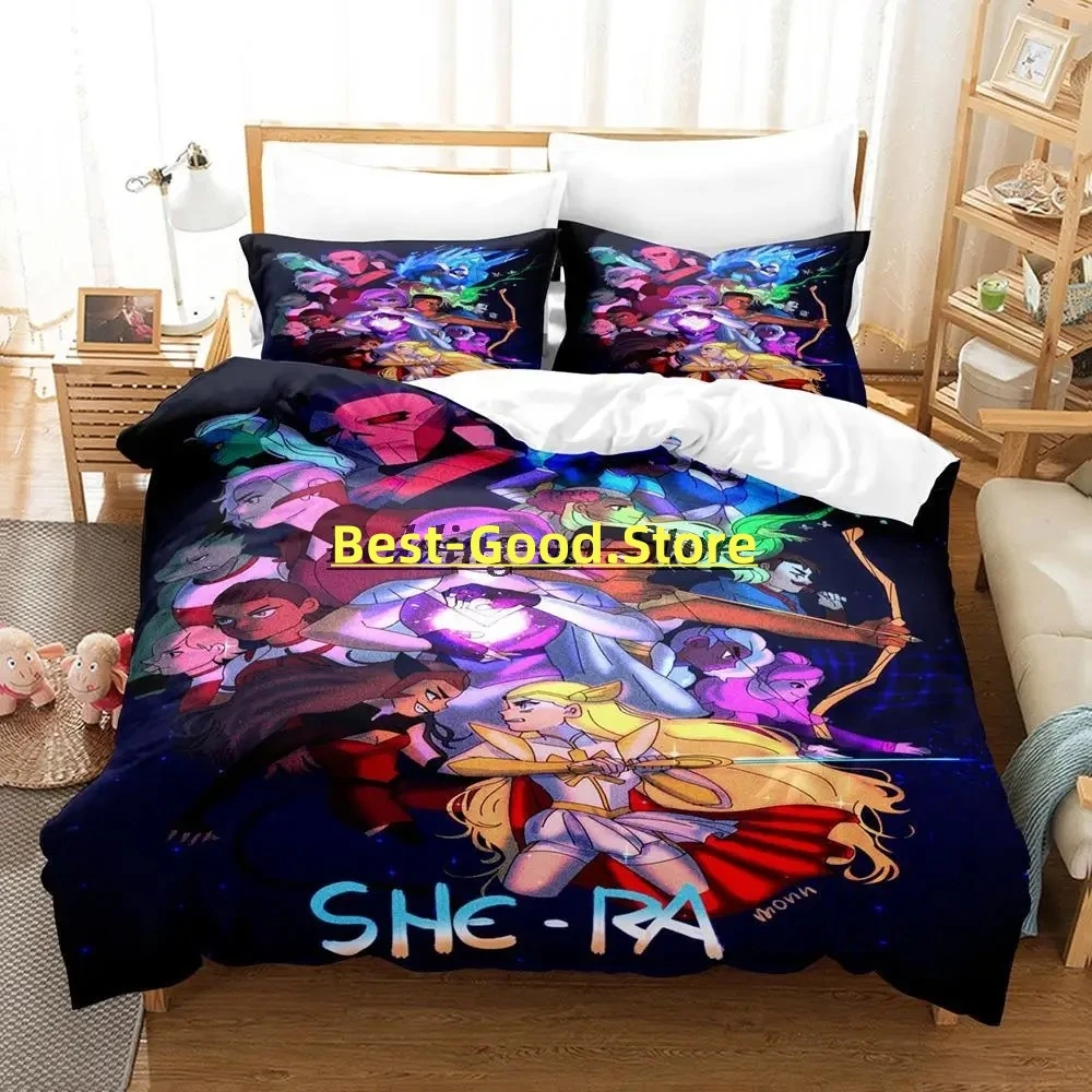 

She Ra And The Princesses Of Power Bedding Set Single Twin Full Queen King Size Bed Set Aldult Kid Bedroom Duvetcover Sets Anime