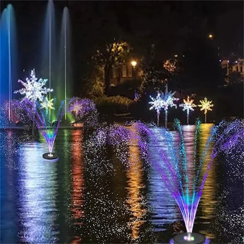 Pompa per fontana solare impermeabile piante a risparmio energetico che innaffiano il bagno di uccelli colorati fontana solare decorazione per piscina da giardino all'aperto