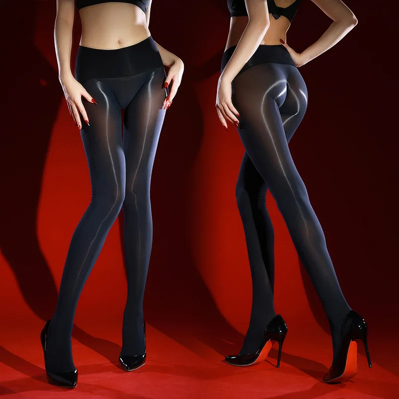 160-185CM Herren Damen Längeres Design Neue Nahtlose Seidenstrümpfe 60d Herbst Samt Hochwertige Sexy Schwarze Strumpfhose Glänzend