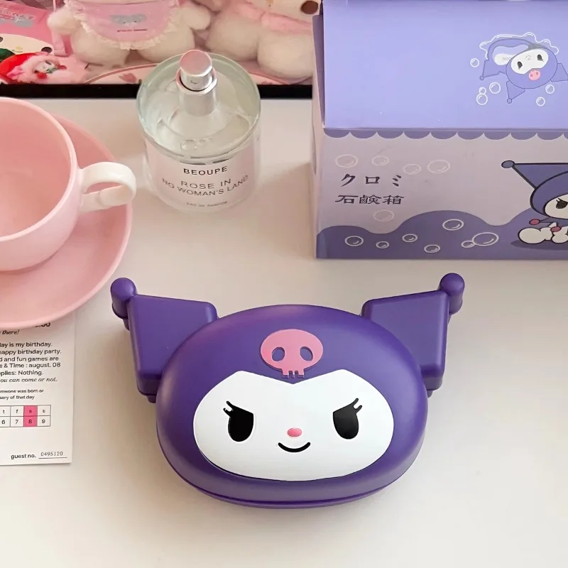 Leuke Anime Miniso Sanrio My Melody Hello Kitty Zeepkist Thuis Badkamer Keuken Zeep Afvoer Opbergdoos Zeephouder Vakantie Geschenken