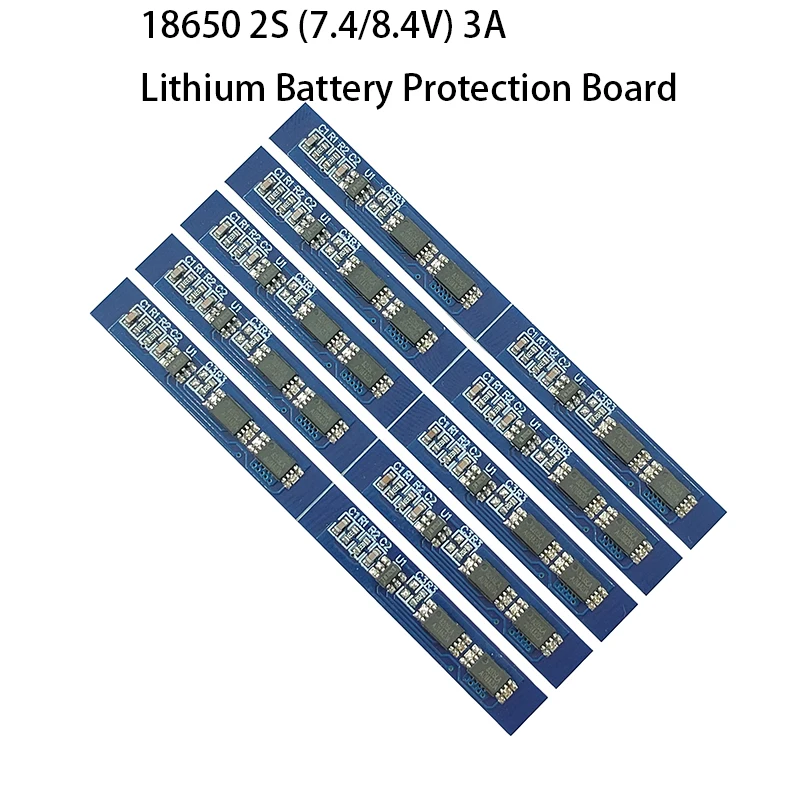1/5/10pcs 2S 3A Li-ion Lithium Battery Charger Protection Board BMS PCM for DC 7.4V 8.4V 18650 Lipo Cell Pack