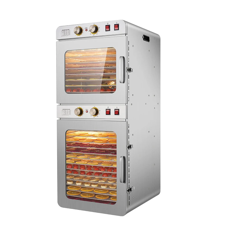 Commercial Food Dehydrator, 25 Layer Stainless Steel Industrial Food Dryer, Meat and fruit Drying Machine, Heavy Duty