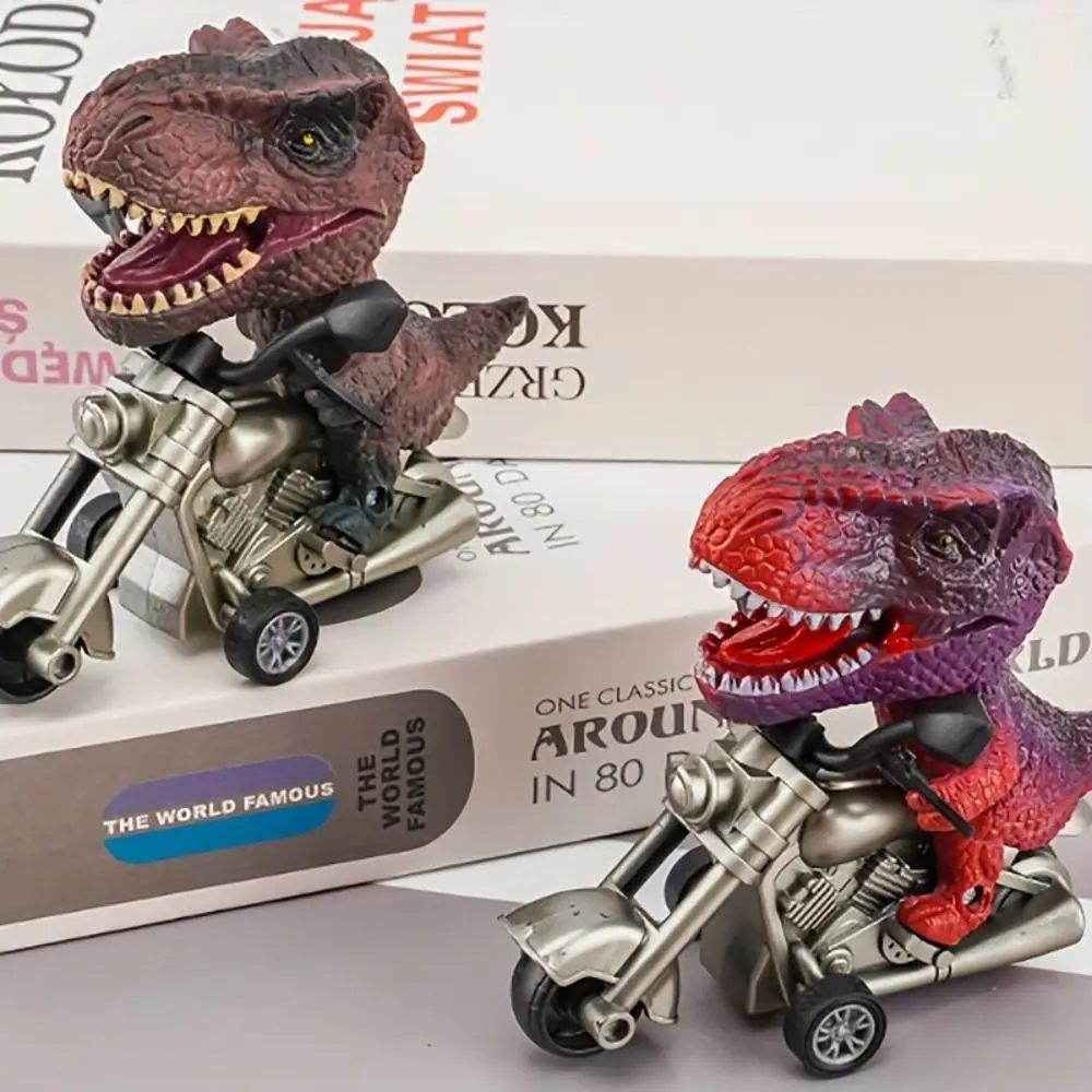 Animal Figurines Dinosaur Modeling Motorcycle Desktop Ornament Childrens Simulation Locomotive Motorcycle Children Gits view 3