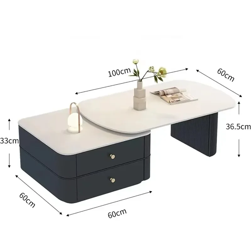 hh-Simple Chic Coffee Table Luxury Nordic Trendy Modern Elegant Style Tafel Salontafel Living Room Furniture*