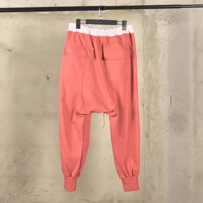 HKSH Niche Design RO Style Cotton Spring Autumn Winter New Men Tide Punk Harem Pants Thick Terry Dark Fashion Trend Chic HK18470