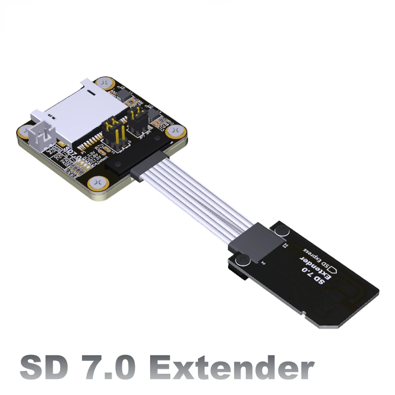 SD Express Male Female FPC Adapter Cable SDHC SDXC UHS-III Memory Card Reader SD to SD 7.0 Extender for Car GPS Phone TV Camera