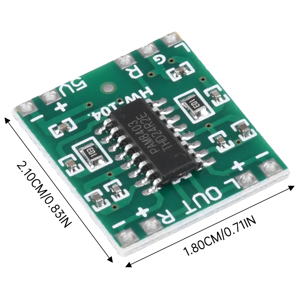 5/10 PCS 2.5V To 5V Mini PAM8403 Power Amplifier Board 2 Channels 3W Class D Audio Speaker Sound Amplifier Board For Arduino