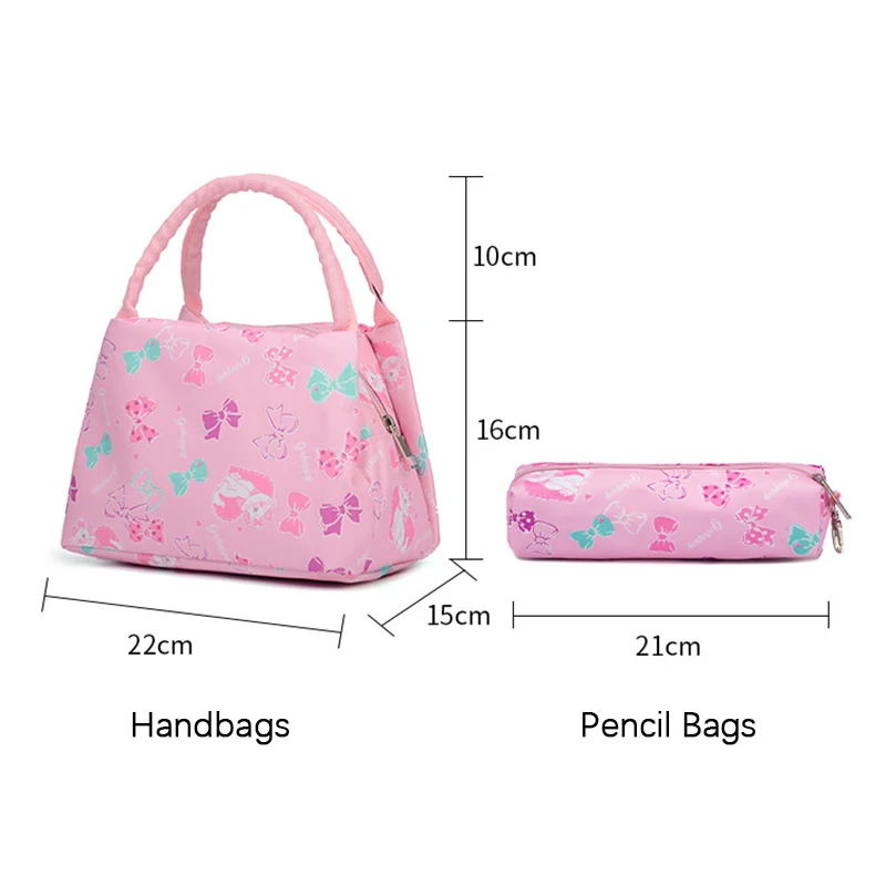 Nylon Waterproof Kids Backpacks Lightweight Girls Children's School Bags and Pencil Pouch Set Primary Student Shoulder Backpacks