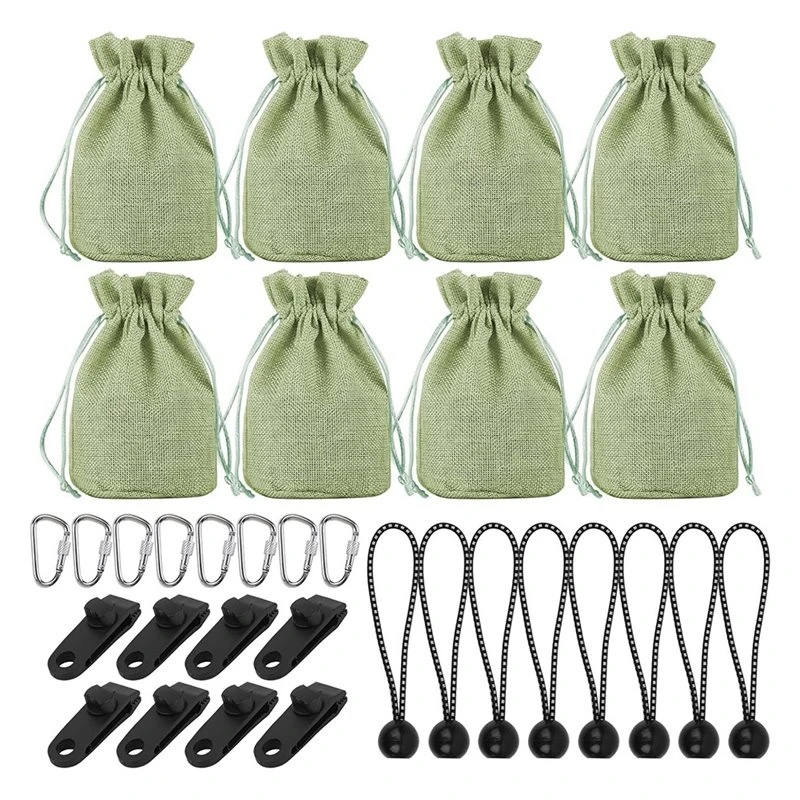 2026 New For Secure Attachment Of Tents, Curtains& Tablecloths Portable Weight Bags For Gazebos& Outdoor Use Bungee Cords
