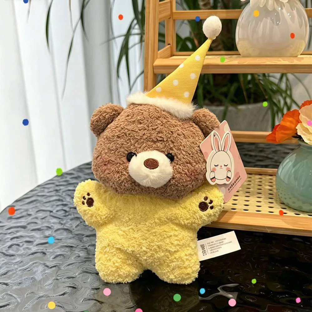 Kawaii Plush Plush Animal Toy Elephant Bear Plush Companion Doll Super Soft Stuffed Soothing Bean Bag Home Decor