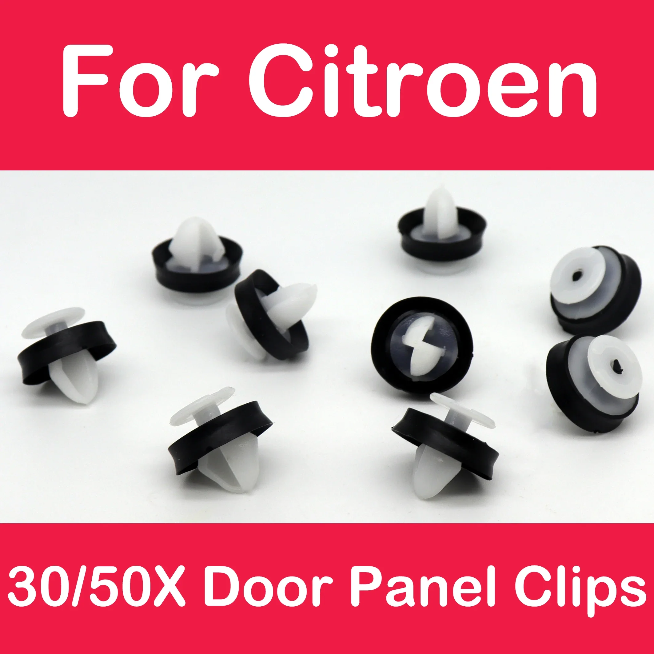 30Pcs Anti Rattle Door Card Interior Panel Trim Pillar Clips For Citroen C4 I II Cactus Grand Picasso I MPV Fastener Rear Lining