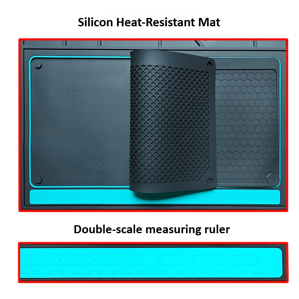 Hittebestendig magnetisch soldeerstation Siliconen mat Werkpad Bureauplatform Lasstation Elektronisch BGA-soldeerstation