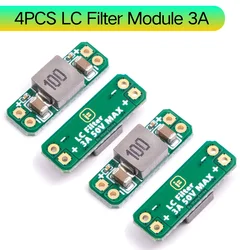 4pcs LC Filter Module 3A 5-30V Built-in Reverse Polarity Protection Reduce the effect of radiated interference for FPV Drone