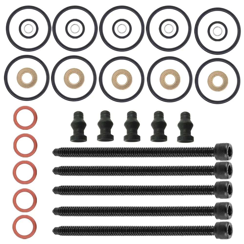 Kit di riparazione guarnizione iniettore carburante adatto per VW Jetta Eos Phaeton Touareg Touran Multivan Transporter T5 1.9 2.5 accessori