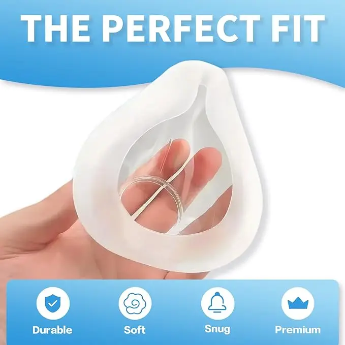 2 Packs M#Medium Full Face CPAP Mask Cushion Replacement for ResMed AirFit F20 - Soft Comfortable Nasal Pillow CPAP Accessory - view 2