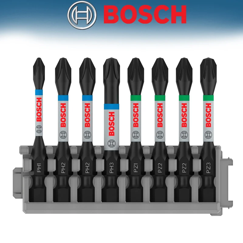 Bosch 2608522328 Conjunto de Bits de Chave de Fenda Elétrica de Controle de Impacto Liga de Alta Dureza 55 mm Peças Peça de Ferramenta Elétrica