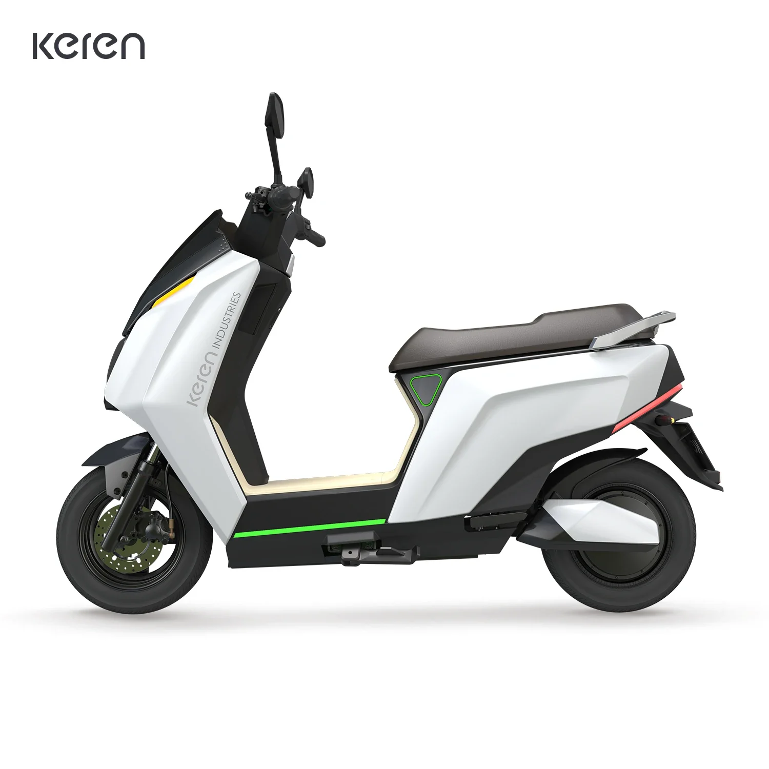 2024 New Design Purple White Color Battery Scooters Motor Cycle Electric Powertrain Motorcycle