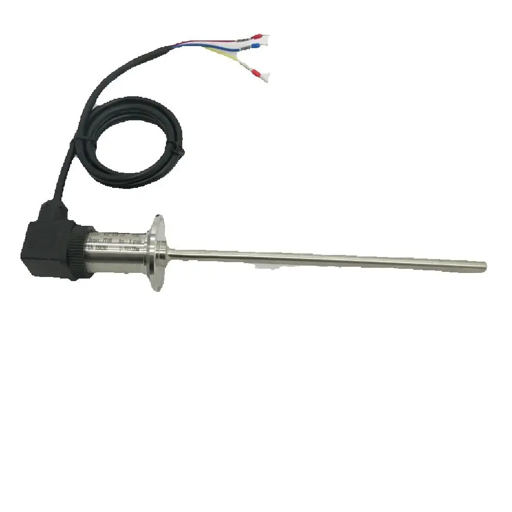 

-50C to 300C Thermal Resistance Thread Tri-Clamp Temperature Sensor RTD Pt100 Temperature Sensor 3 Wire