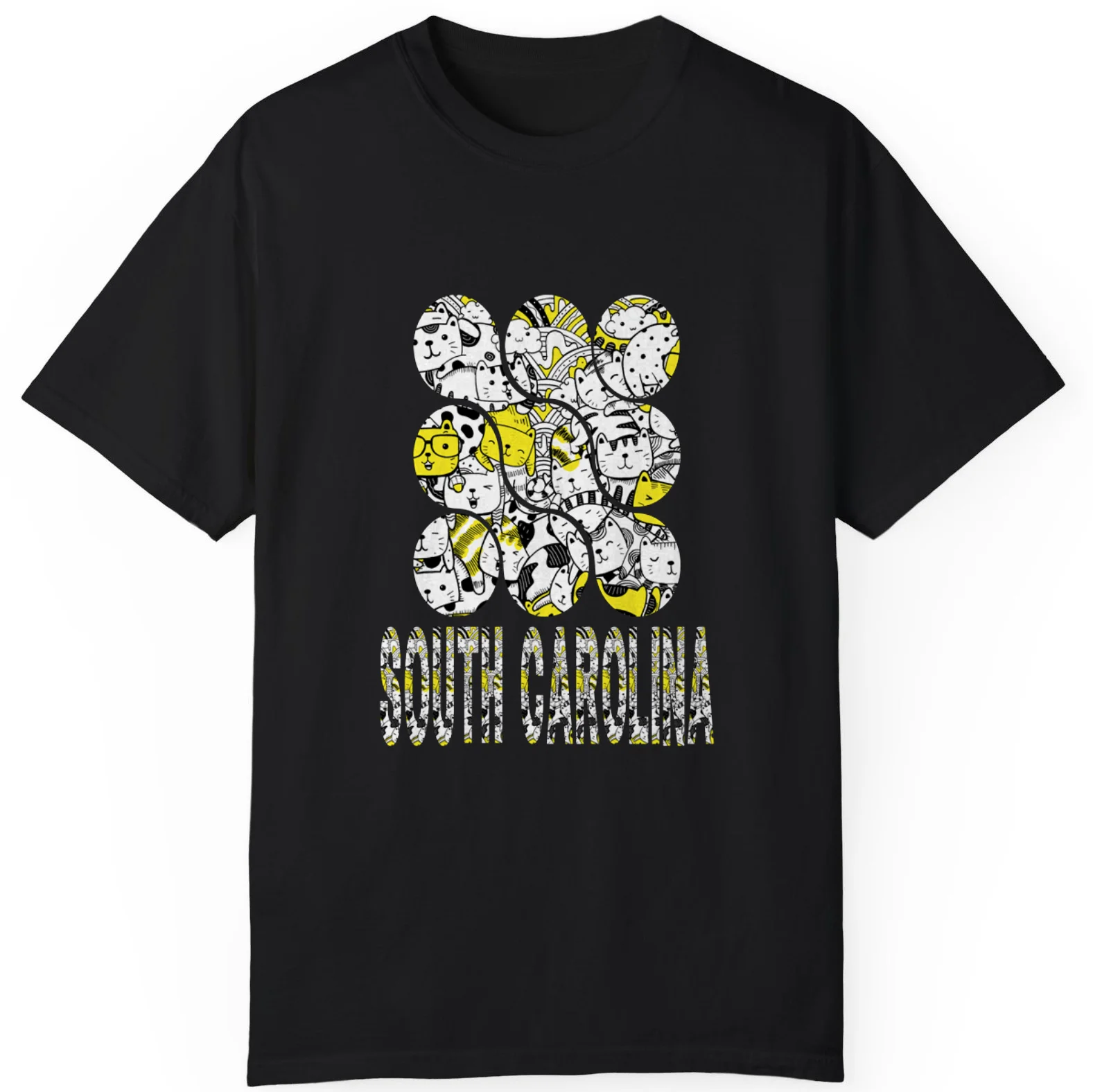 Cat and Friends At South Carolina Best Gift Carolina Day Unisex T-Shirt S-5XL