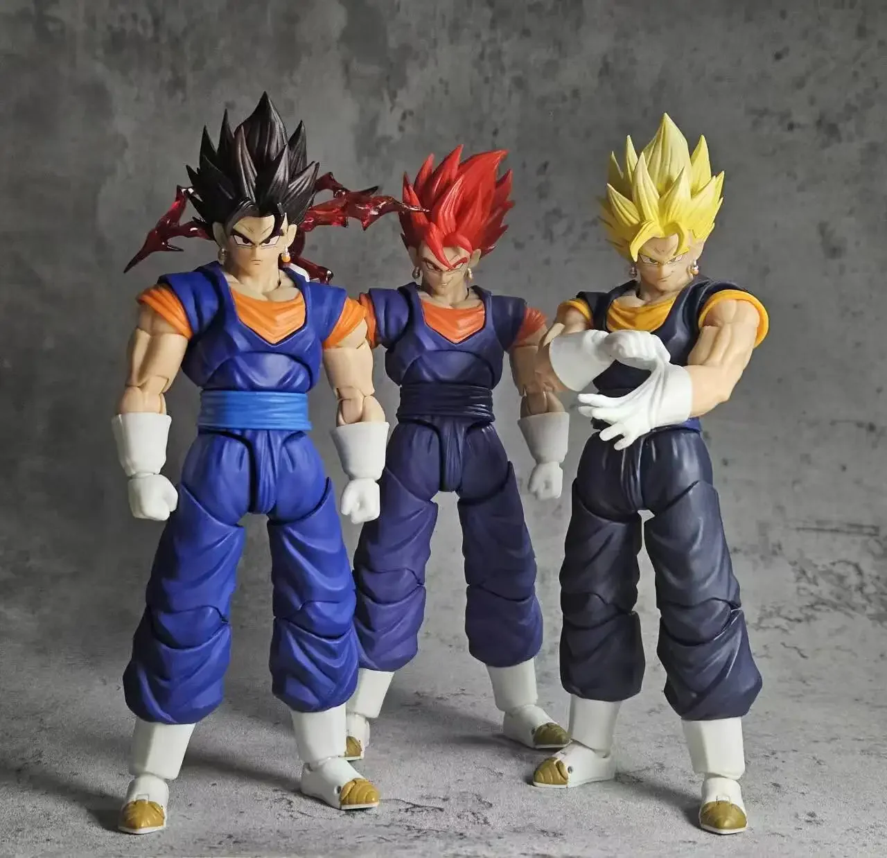 

In Stock OC Toys Dragon Ball SHF Super Saiyan SSJ Veggetoo Son Goku Vegito 3.0 Figure Body Anime Action Figures Models Gifts